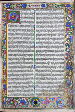Biblia latina cum postillis Nicolai de Lyra, 1481